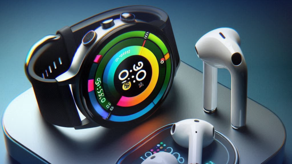 Smartwatch with Earbuds